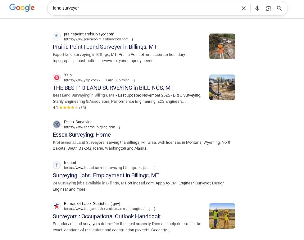 #1 Google Search Results